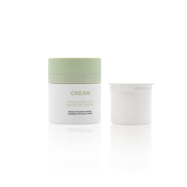 <b>Skincare Airless Cream Jar with refillable cup</b> - Image 5